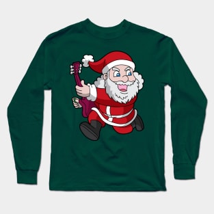 Christmas Santa Claus Rocks Long Sleeve T-Shirt